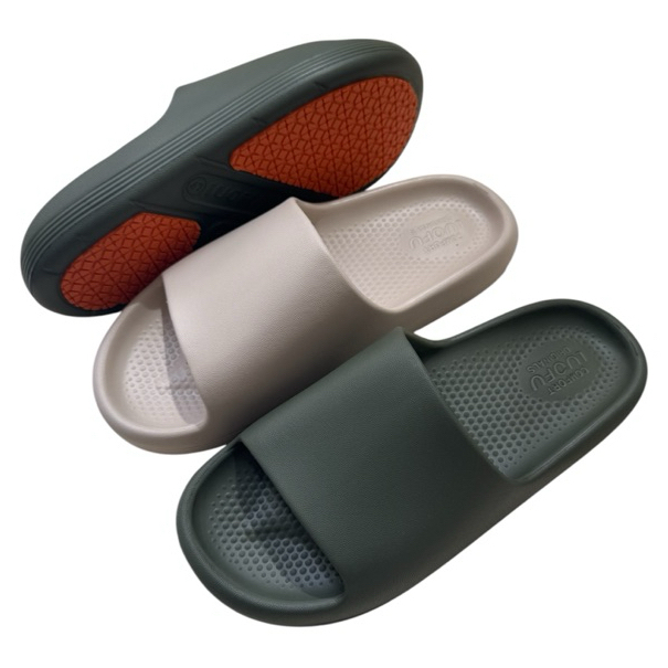 LUOFU Eva Rubber Jelly Kokop Sandals Orange Base E6242M [F]