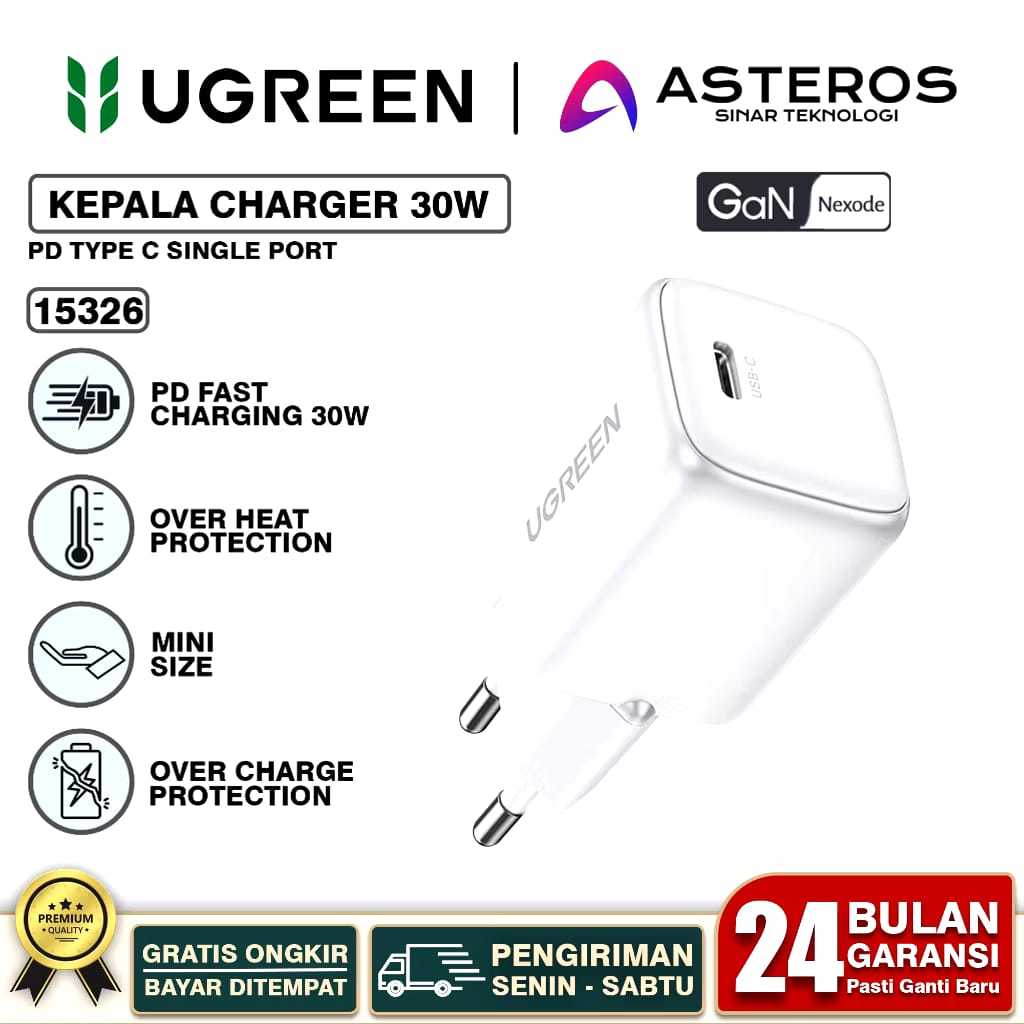 SAMSUNG UGREEN หัวชาร์จ USB TYPE C CHARGER ADAPTER 30W ชาร์จเร็วสําหรับ IPHONE | ซัมซุง| หุ่นยนต์