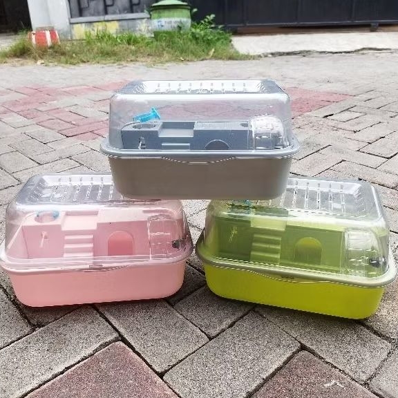 [ONDINE PETSHOP] TRANSPARKENT HAMSTER CAGE F18/F22