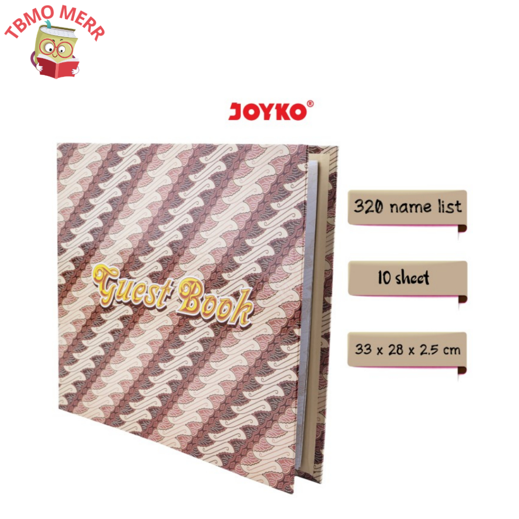 Joyko Batik Guest Book GB-2833R-5 - Joyko Guest Book