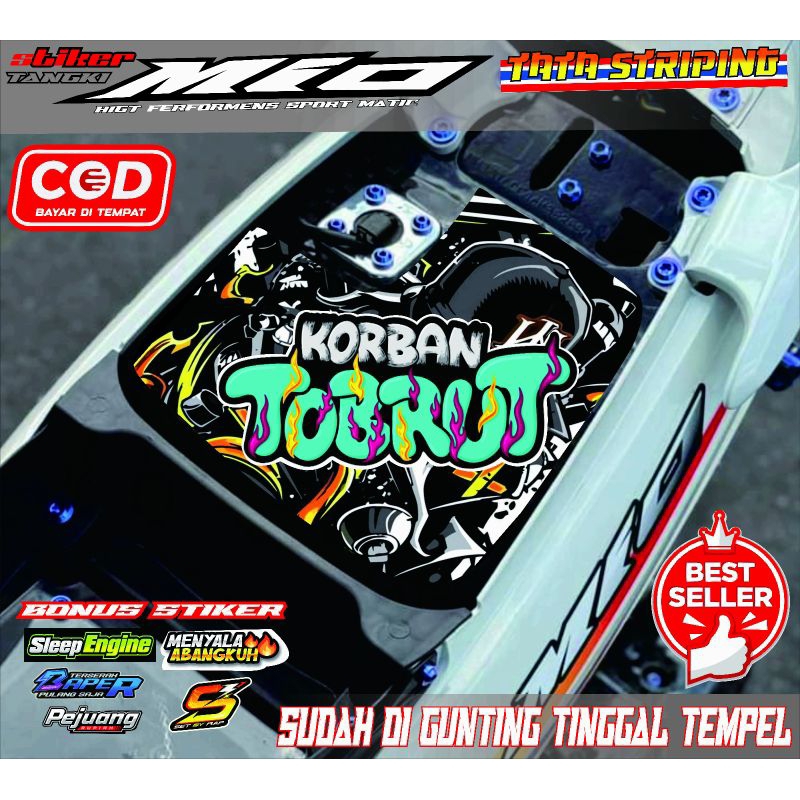 ฝาครอบสติ๊กเกอร์ tabgki mio sporty soul คาร์บูเรเตอร์ miosmile