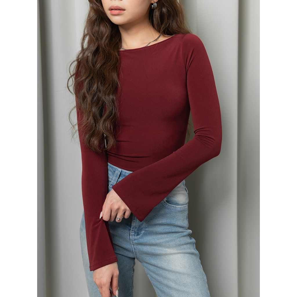 เอเวอร์ท็อป -1.0 | เสื้อแขนยาว Maudy (แขนซีด)