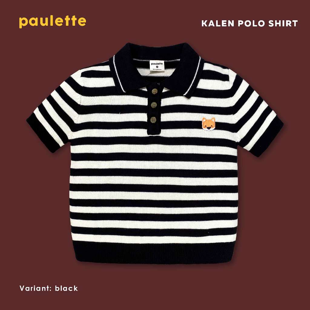 Paulette Kids Kalen เสื้อโปโลเด็ก Unisex