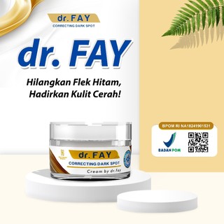 Penghilang Bekas Jerawat Bopeng Cream dr FAY Menghilangkan Flek Hitam di Wajah Original BPOM
