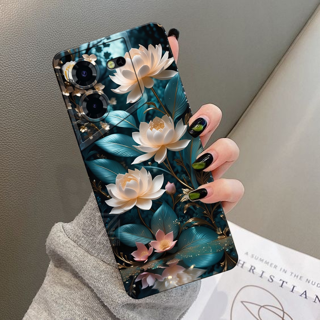 เคส HP Tecno Pova 5 - เคสดอกไม้แฟชั่น - ZELORA - Tecno Pova 5 Softcase - เคส Tecno Pova 5 - เคส Tecn