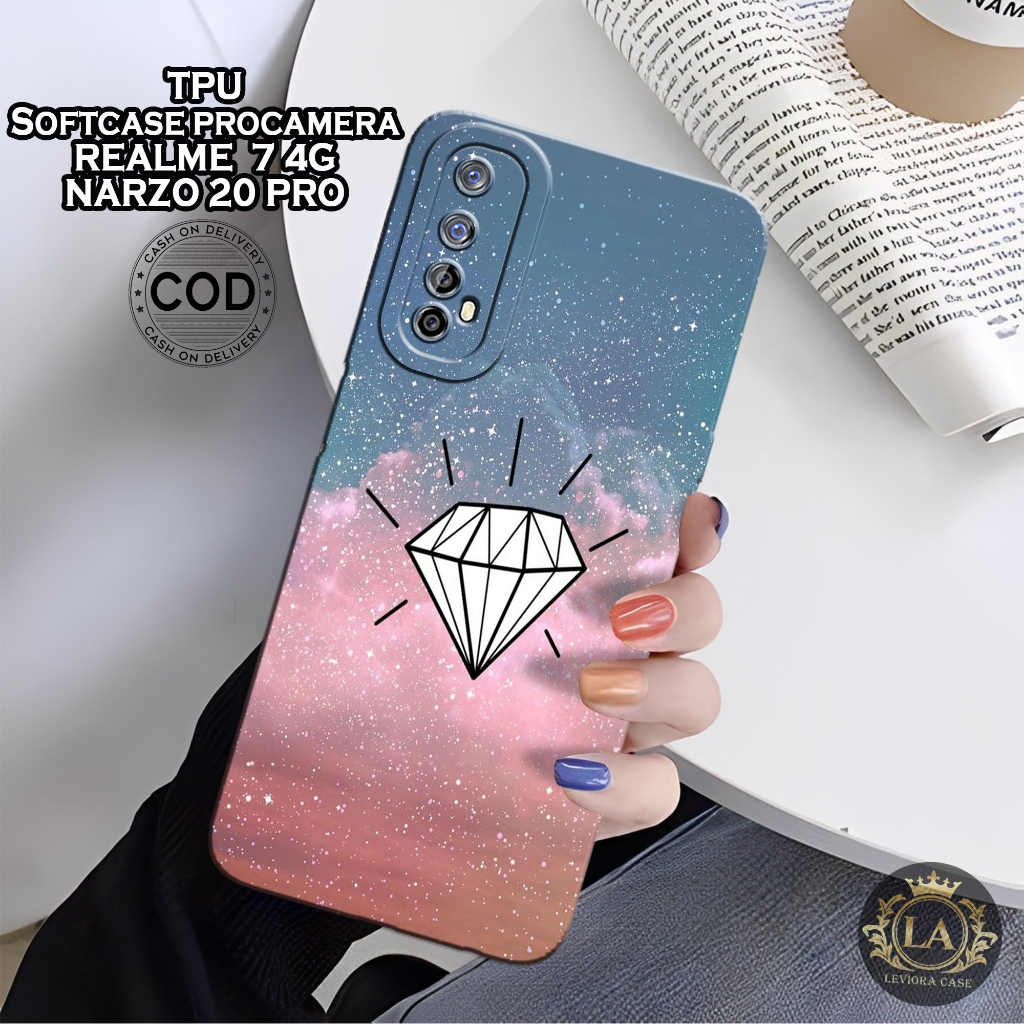 เคส Realme 7 4G / Narzo 20 Pro - เคส Leviora - เคสแฟชั่น Diamond - Softcase Realme 7 4G / Narzo 20 P