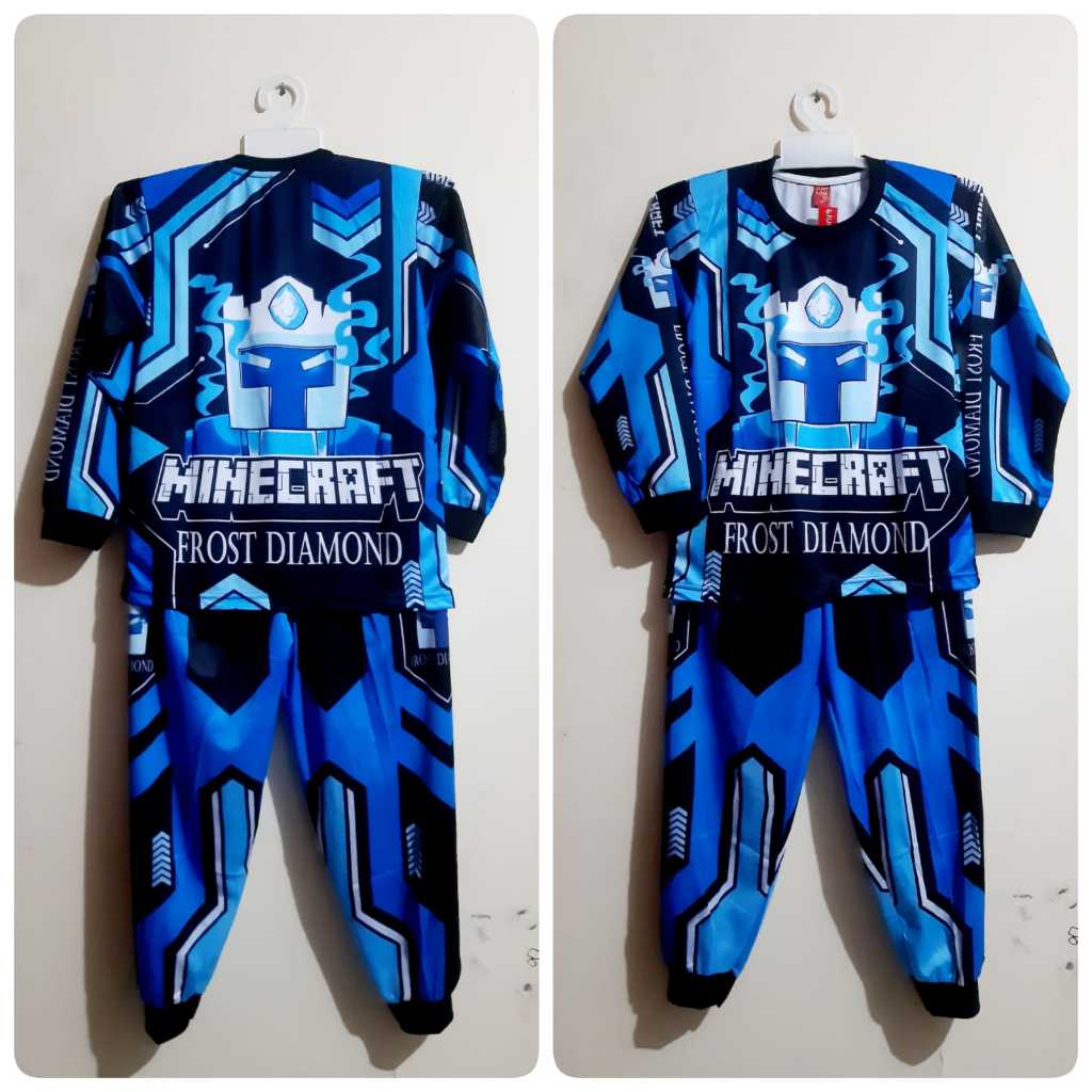 เสื้อเพชรน้ําค้างแข็งเด็กผู้ชาย | เสื้อผ้าฟรอสต์ฟรีสําหรับเด็กผู้ชาย | 3D เสื้อยืดเด็ก Minecraft Fro