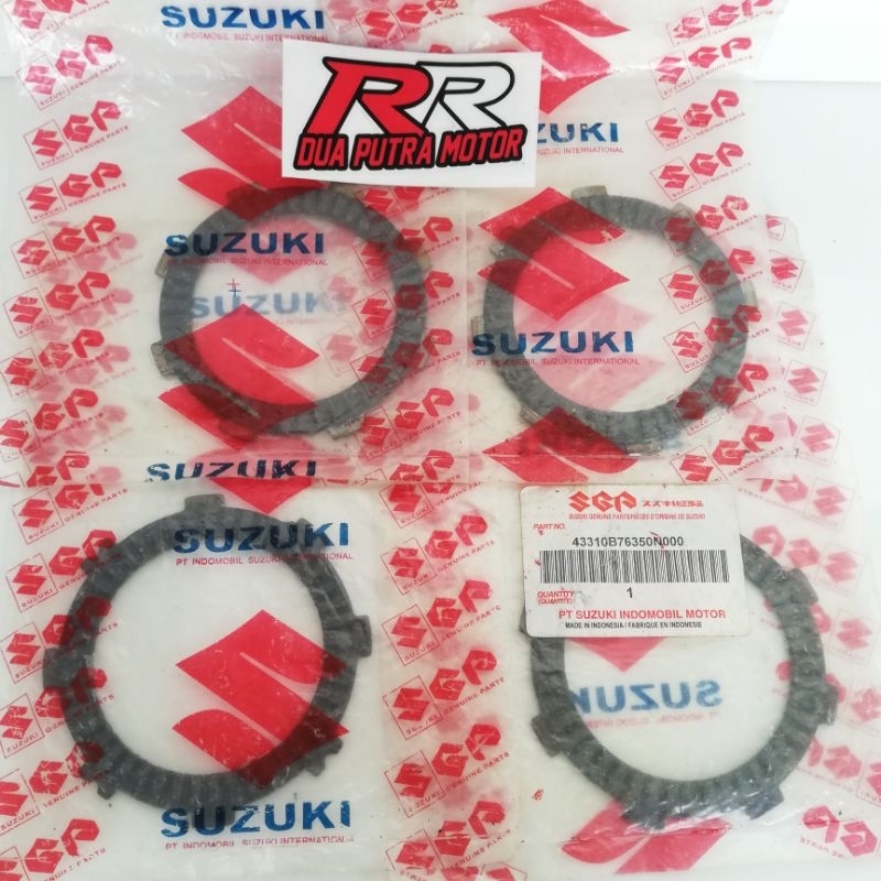 Kanpas แผ่นคลัทช์เดิม suzuki shogun sogun r 110 r110 r เก่าlama kebo satria lumba กล่อง 2 จังหวะ 5 ค