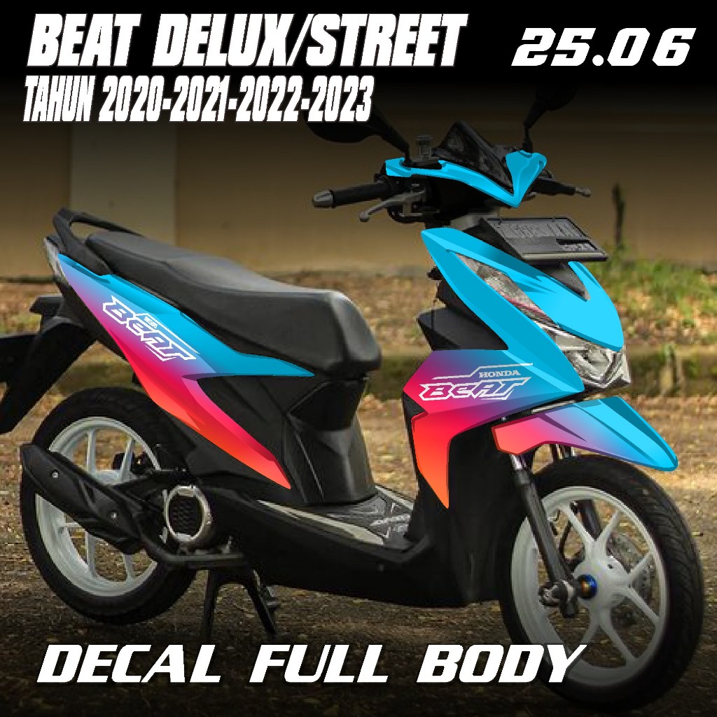 ใหม่ล่าสุด DECAL STICKER BEAT DELUX/STREET 2020 2021 2022 2023 BEAT DELUX/STREET FULL BODY BEAT DELU