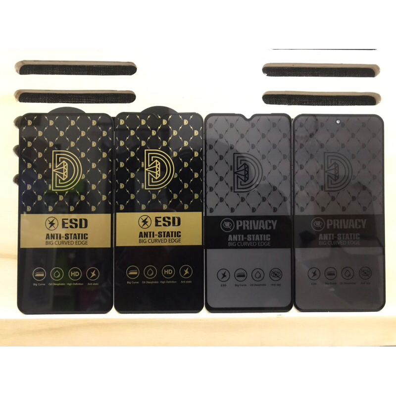 กระจกกันรอย Anti-Static Full Cover สําหรับ Oppo A1k, Oppo A3s