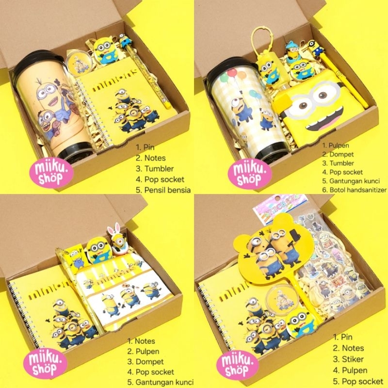 BIRTHDAY GIFT HAMPERS MINIONS CHARACTER THEME BIRTHDAY GIFT