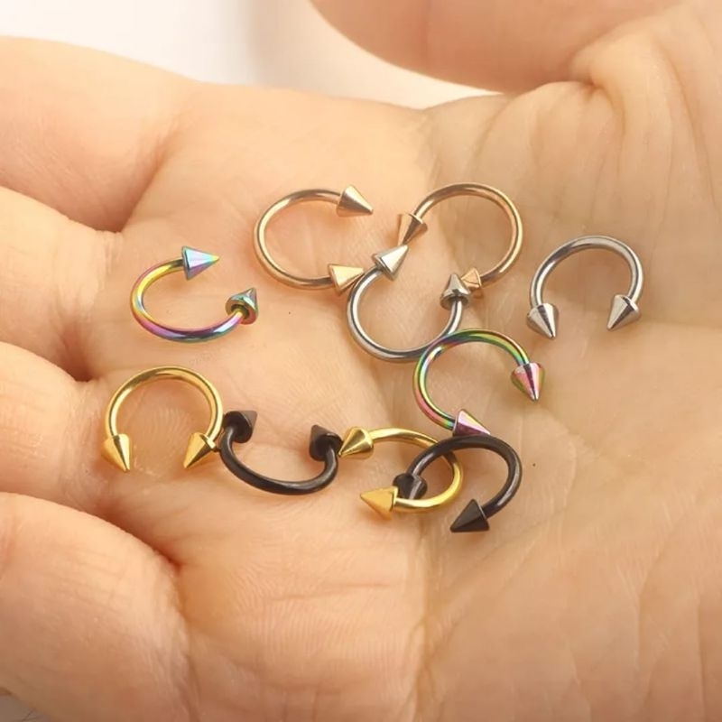 ต่างหูสแตนเลส / NOSE PIERCING SEPTUM PIERCING / ต่างหูหู / ต่างหูหู / ต่างหูหู / ต่างหู NOSE / HELIX