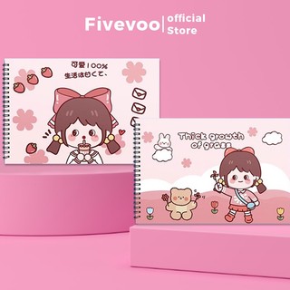 FIVEVOO A4 Drawing Book Buku Gambar Anak / Buku Gambar Polos A4 / Drawing Book/ Buku Menggambar Anak