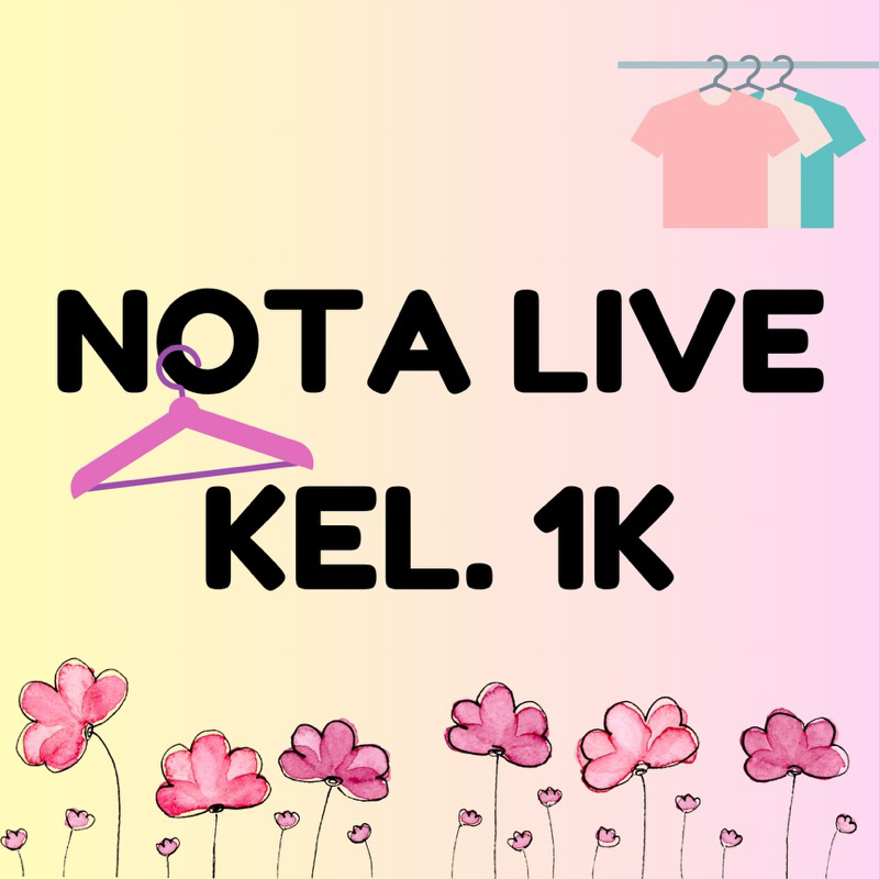 LIVE NOTE MULTIPLE OF 1K (+ ADMIN)