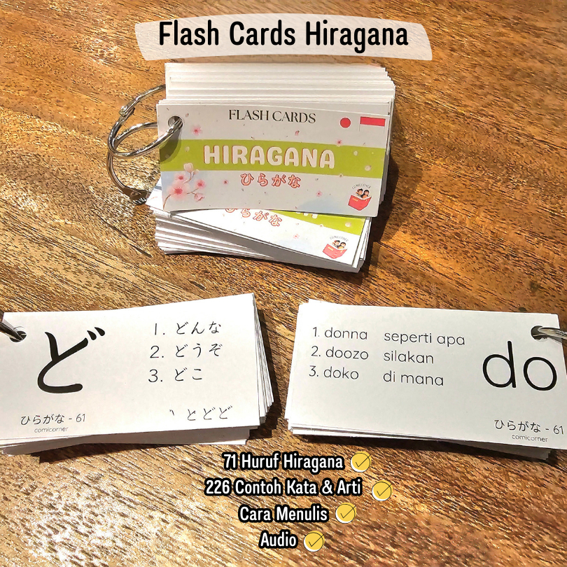 แฟลชการ์ด Hiragana และ Katakana ภาษาญี่ปุ่นสําหรับผู้เริ่มต้น