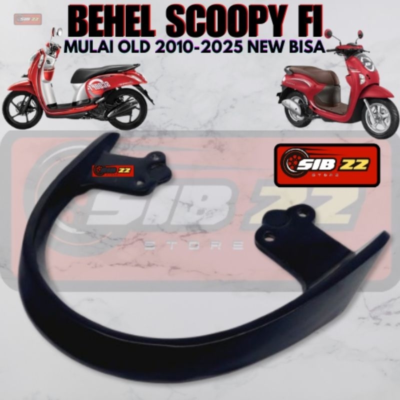 Behel behel begel ที่จับมือด้านหลังรถ Honda Scoopy shape FI ใหม่ Esp Pnp all Scoopy เก่าและใหม่ทั้งหมดสามารถเกรด A