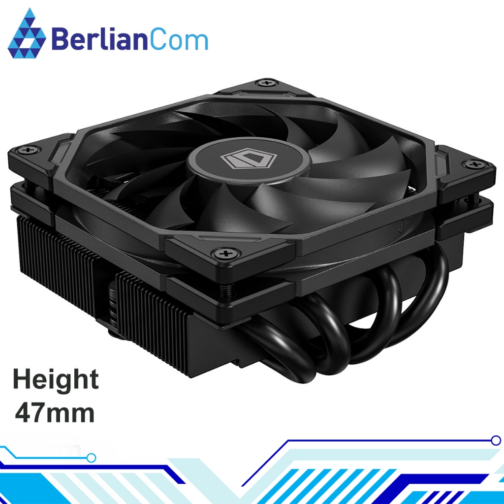 ID-COOLING IS-40-XT สีดํา Low Profile CPU Cooler 4 Heatpipe Intel AMD