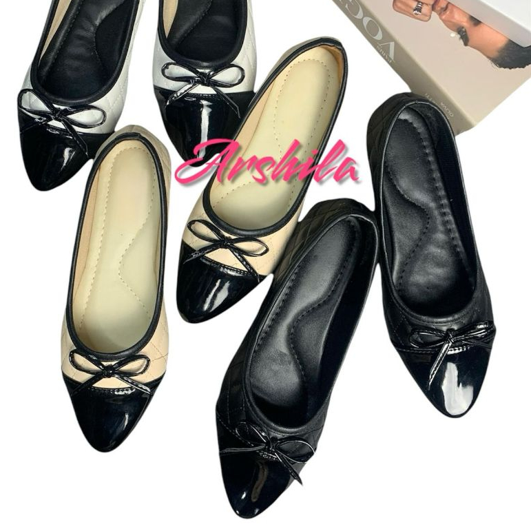 Ars - รองเท้าส้นแบน Devina Ballerina Flat