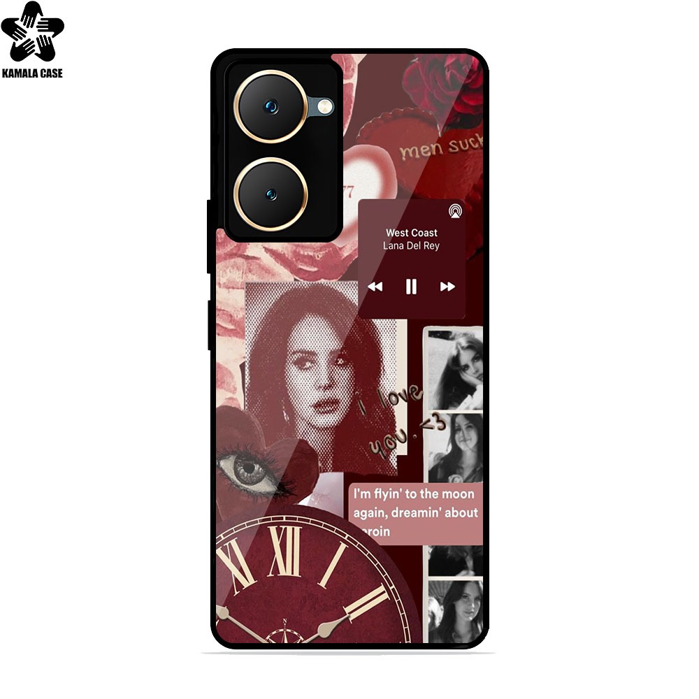 KAMALA CASE GLOSSY PREMIUM LANA DEL REY MOTIF สําหรับ TYPE VIVO Y03 Y18 - COOL CASE - เคสใหม่ล่าสุด 