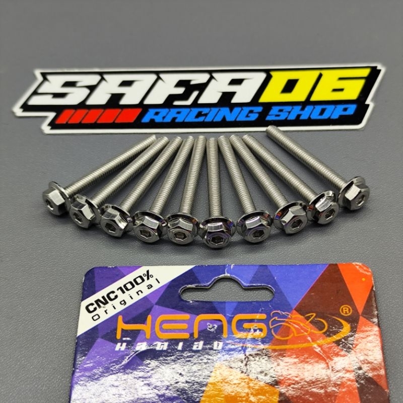 PROBOLT HENG BOLT 6/M4 LENGTH 3.5 CM HEXAGON MODEL STAINLESS THAILAND (1 ชิ้น)