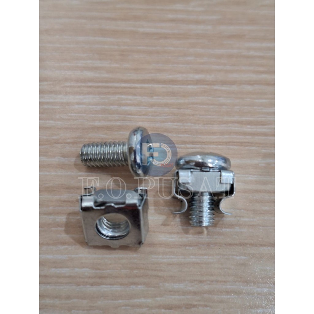 Cage Nut M6 Bolt Wallmount Server Rack Set