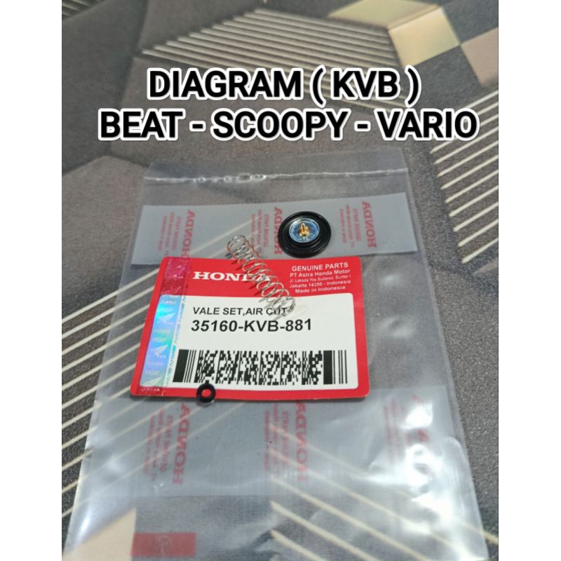 MIKIMOUSE DIAGRAM (KVB) HONDA BEAT VARIO OLD CARBON SCOOPY SPACY VARIO 110 TECHNO SMALL VACUUM RUBBE