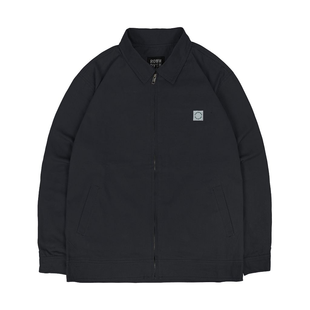 Rown Division Official Deck Jacket - Rowndvsn Herium Black Canvas Jacket