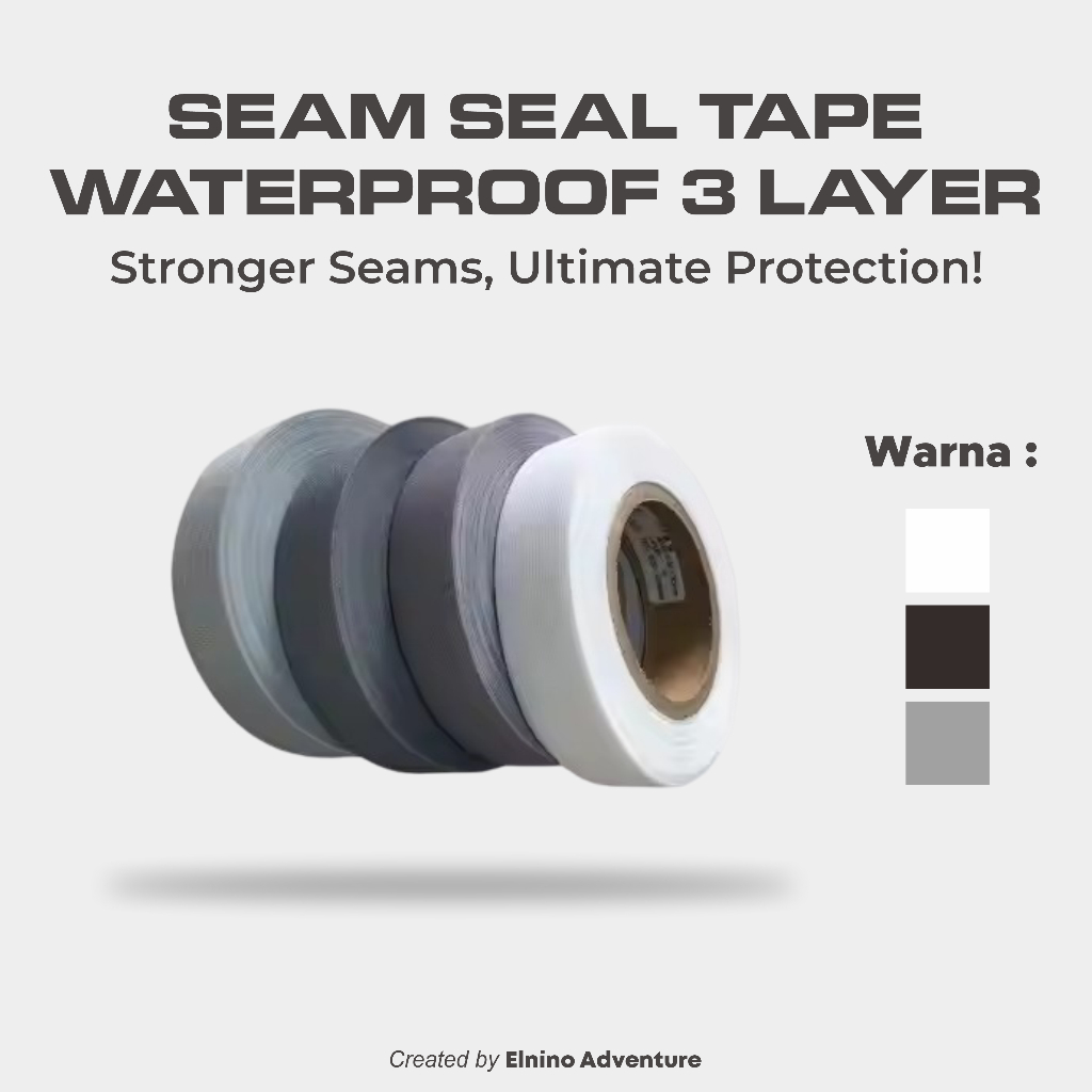 TENDA Seam Seal Tape กันน้ํา 3 ชั้น [สามารถใช้สําหรับ GORE-TEX] / เสื้อแจ็คเก็ตซ่อมแซมและเต็นท์แคมป์ปิ้ง