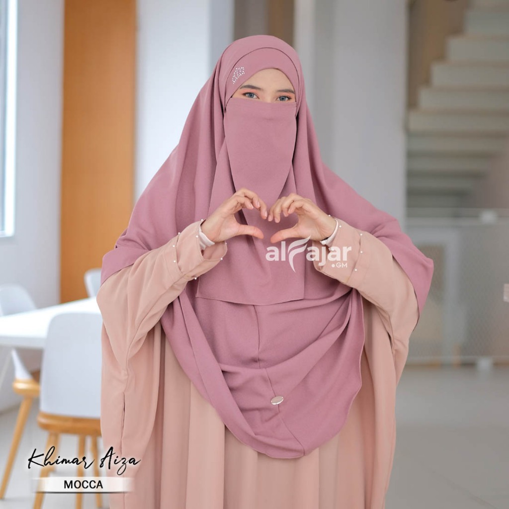 ฮิญาบ Khimar Bergo Muslimah Syri Aiza Raisha Hawa Naira Atiya Afifah by Alfajar