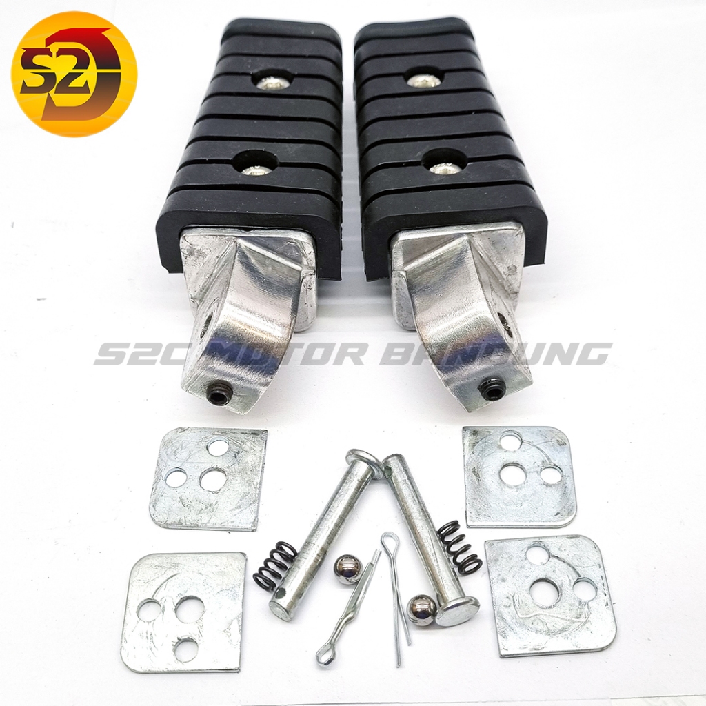 S2C - REAR FOOTSTEP RUBBER VIRAGO THAILAND RX KING F1ZR JUPITER VEGA R ALFA JUPITER MX PREMIUM QUALI