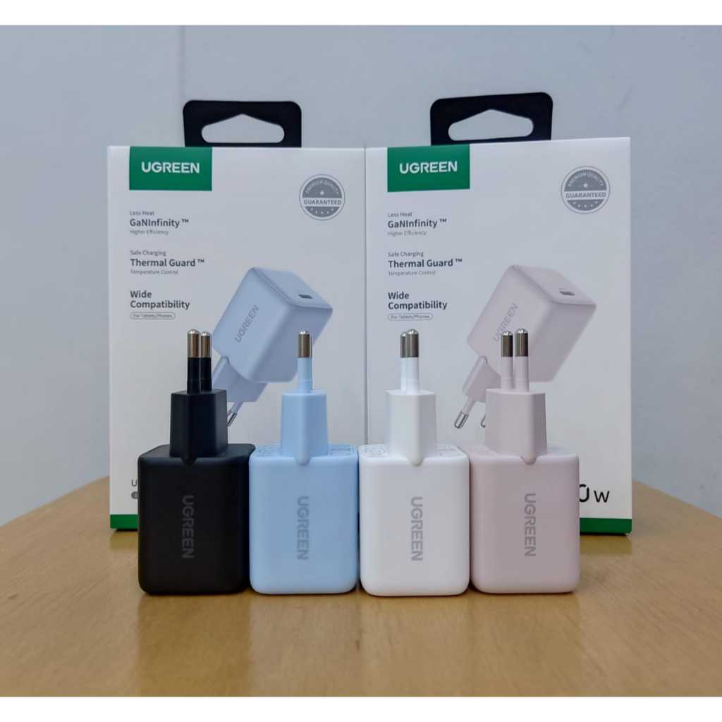 UGREEN หัวชาร์จ 20 วัตต์ GAN INFINITY Ugreen 20W หัวชาร์จ GAN สําหรับ IPHONE PD FAST CHARGING