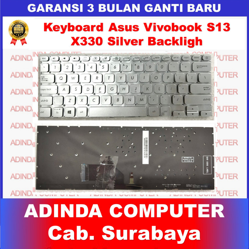 Asus Vivobook S13 X330 S330 S330U S330UA S330UN S330F 13U 13UA 13F X330UN X330UA คีย์บอร์ด