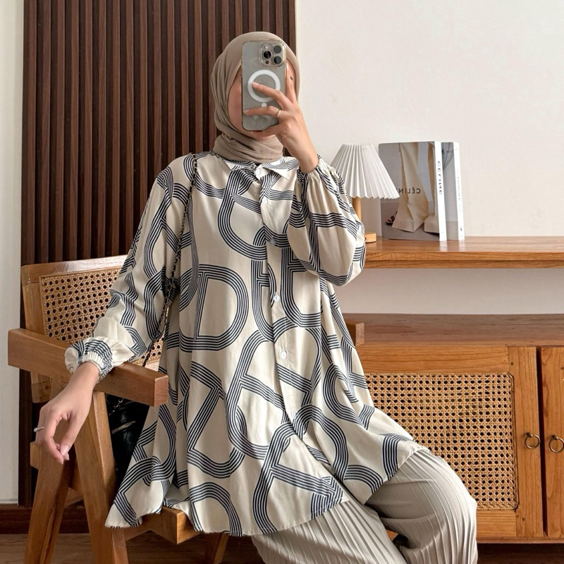 Sanka MOTIF RAYON BLOUSE