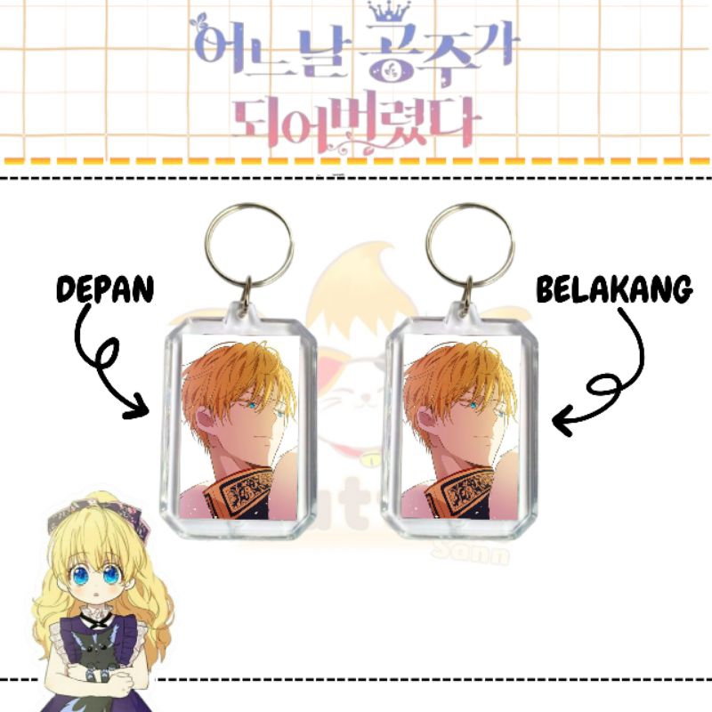 GANTUNGAN MANHWA WEBTOON WHO MADE ME A PRINCESS KEYCHAIN