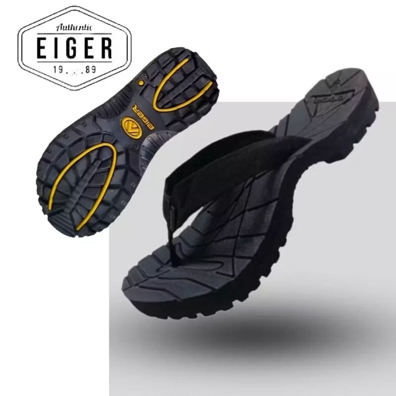 EIGER1989 ORIGINAL 100% - Eiger1989 Original Mustang Flip Flops สําหรับผู้ชายและผู้หญิงคุณภาพสูงขนาด