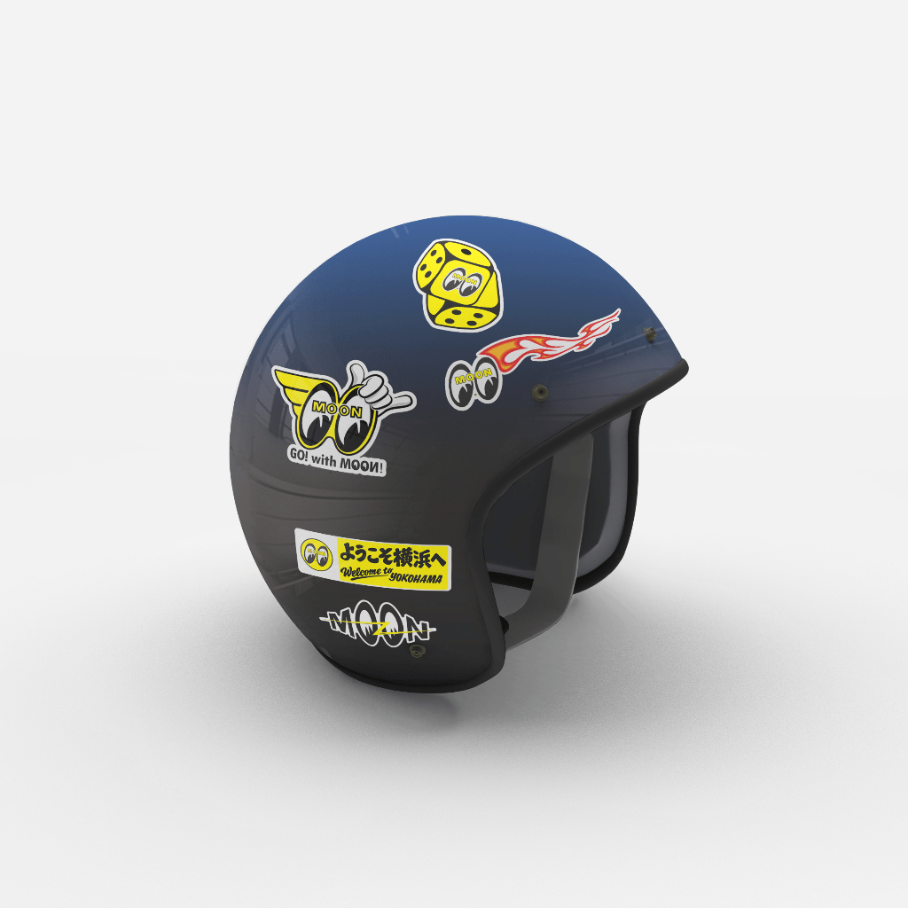 Mooneyes Tumblr สติกเกอร์ 20 ชิ้นเคส HP หมวกกันน็อคแล็ปท็อป - รูปที่ 2