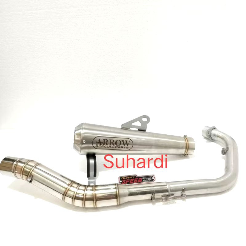 Arrow racing ไอเสีย 1 ชุดสําหรับ Yzf-R15 v1 v2 เก่า Yzf-R15 v3 v4 ใหม่ Mt15 Xsr155 Y15ZR Lc135 RS150