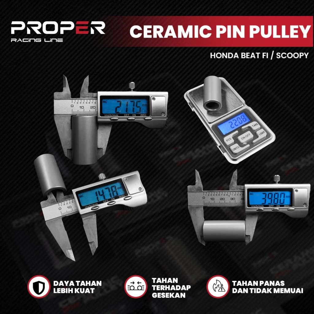 Pin Pulley Proper Pully Pin Beat Scoopy Vario 110 Original Proper Racing Line