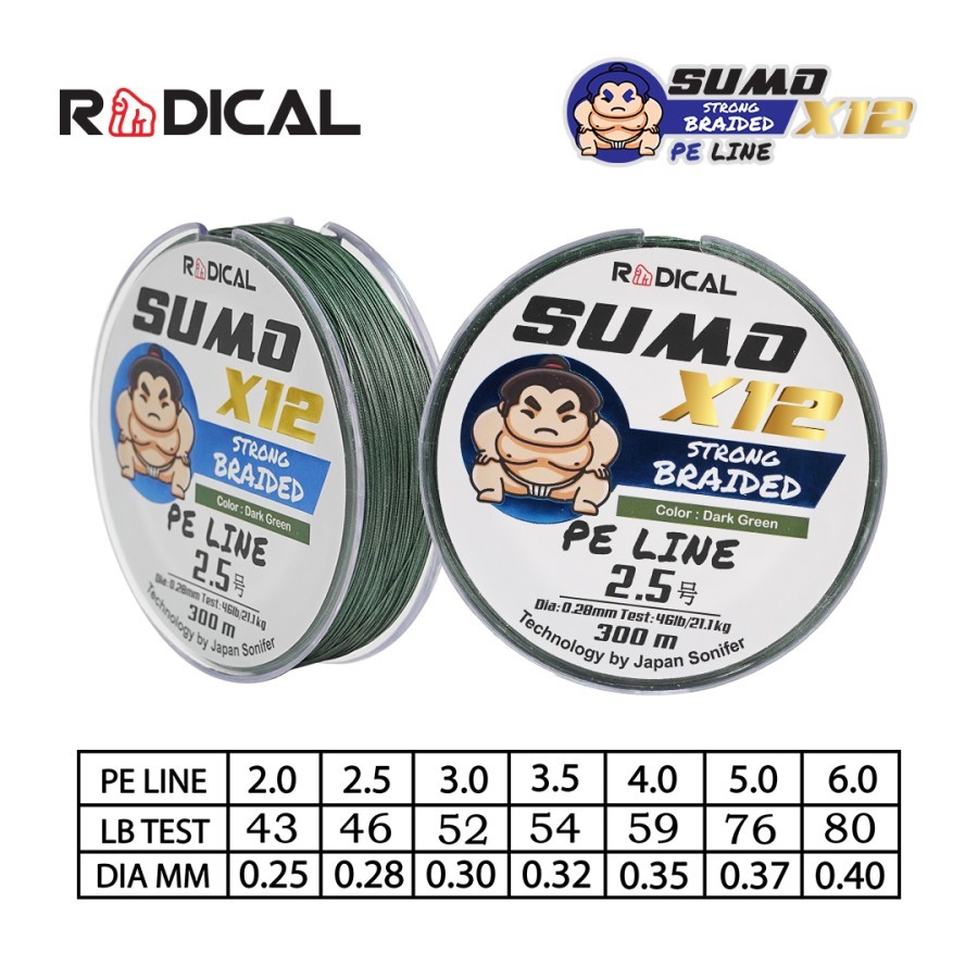 RADICAL Pe SUMO X12 Pe Line DG 300M