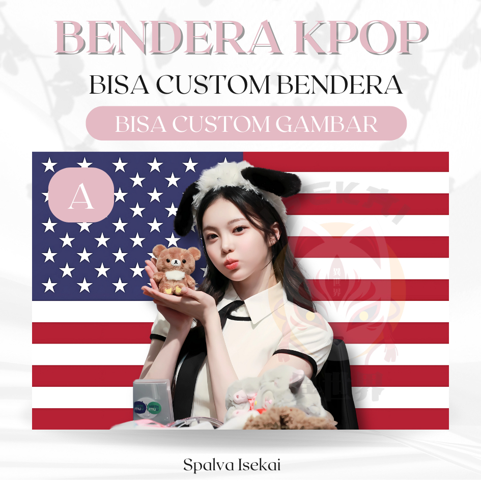 KPOP IAN H2H HEARTS2HEARTS Flag / KPOP Flag / KPOP AMERICA Flag / KPOP Tapestry / Kpop Tapestry