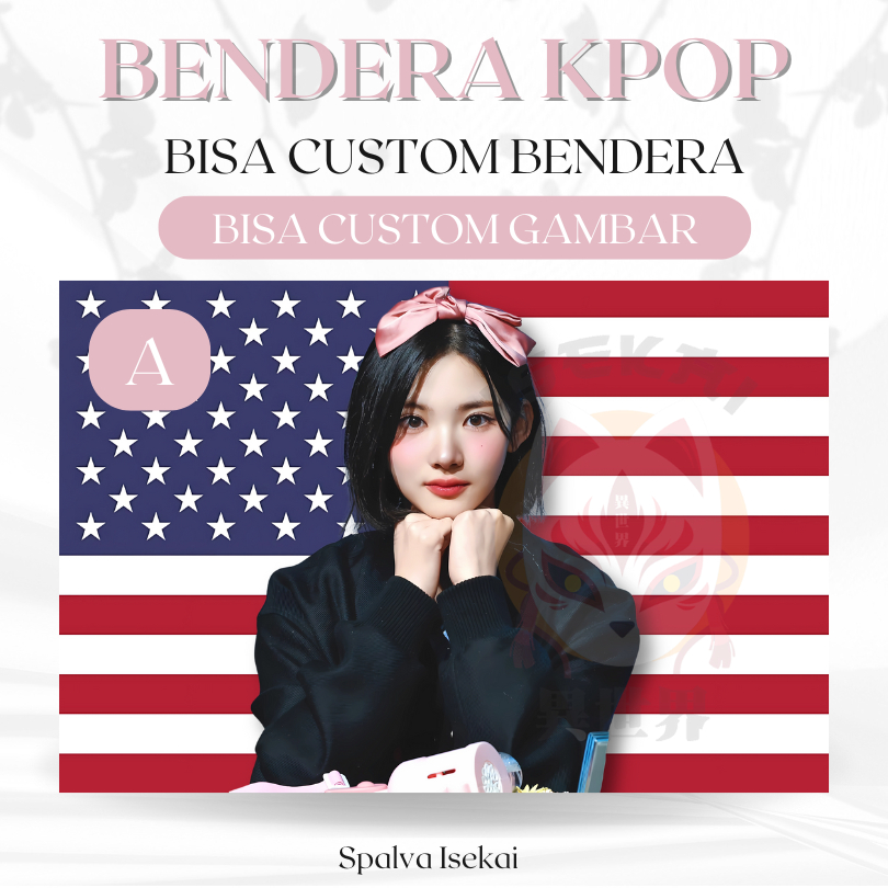 KPOP JIWOO H2H HEARTS2HEARTS Flag / KPOP Flag / KPOP AMERICA Flag / KPOP Tapestry / Kpop Tapestry