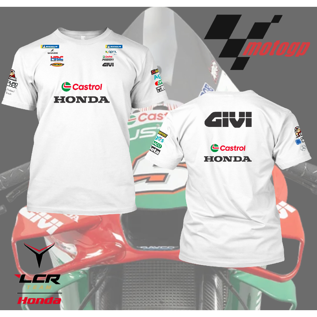 เสื้อยืด Honda LCR Official Sponsor Team MotoGP Livery 2025