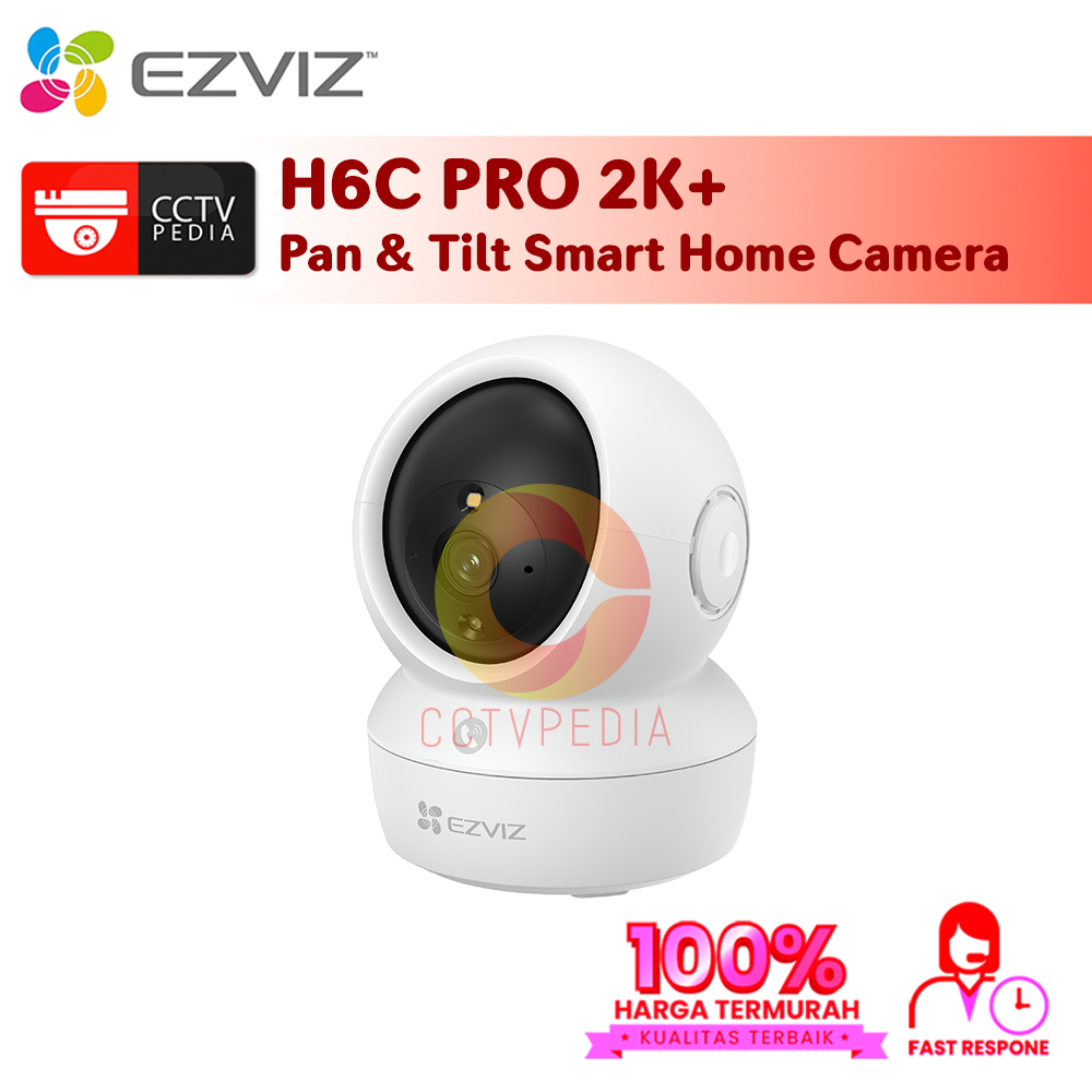 Ezviz H6c Pro 2K+ กล้องบ้านอัจฉริยะ Pan & Tilt 4MP