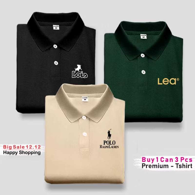 ซื้อ 1 แถม 3 ชิ้น เสื้อยืดคอปกโปโล | โลโก้ Polo / Lea/L015 | เสื้อยืด Distro สําหรับผู้ชาย DM/L/XL/X