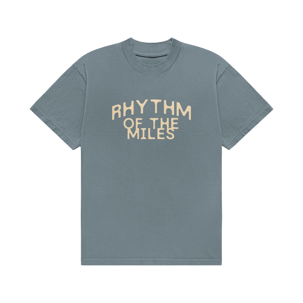 HLWN Running เสื้อยืดแขนสั้น Unisex สีเทา - Indulgence