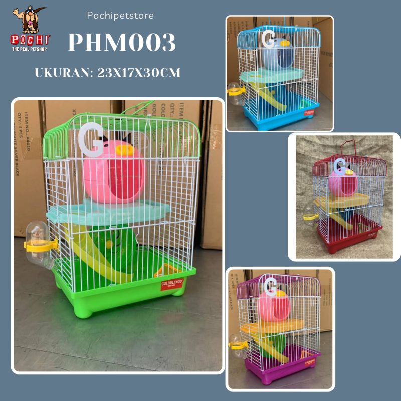 HAMSTER CAGE PHM003 / CUTE TIER CAGE / TIER HAMSTER CAGE / CAGE / SURABAYA HAMSTER CAGE