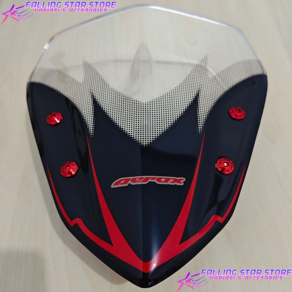 Visor Black Series Aerox New Aerox Old Windshield Aerox 155 All Series Black Series Vysor Bolt Set