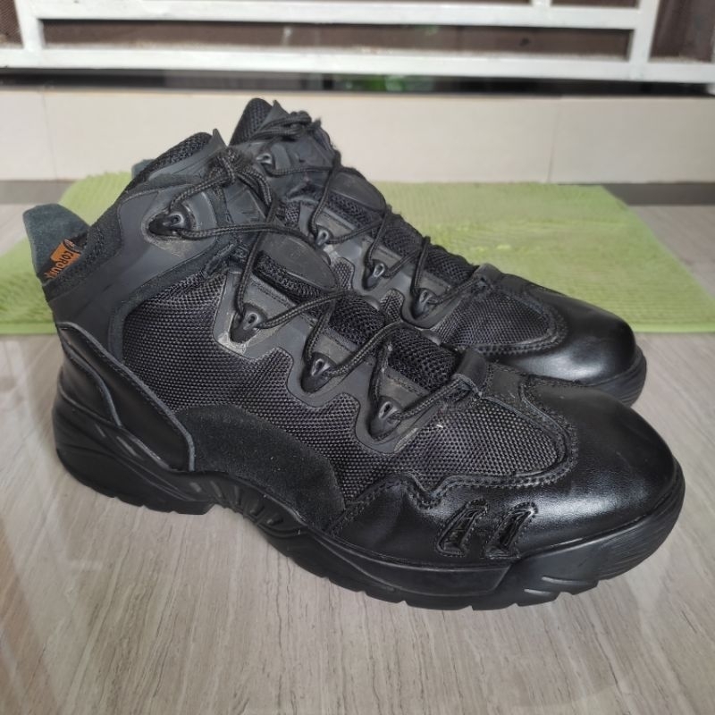 MAGNUM Spider 8.1 HPI Men Cordura Military Tactical Combat Boots Biker Motor Full Black Canvas Leath