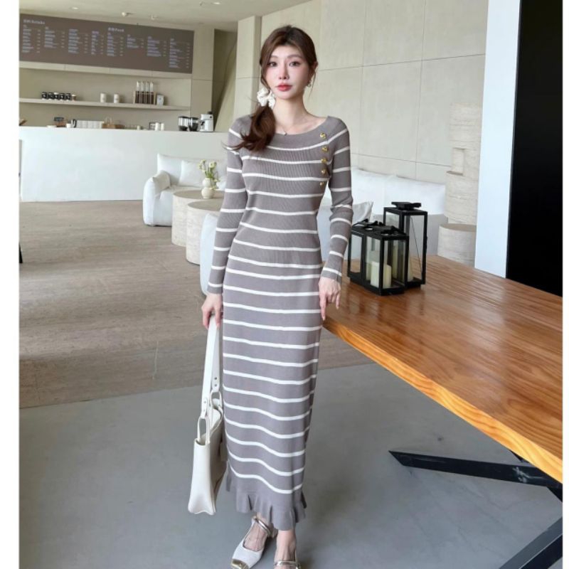 •SECLAIRE• 003 ELLSA WOMENS KOREAN SALUR KNITTED SET