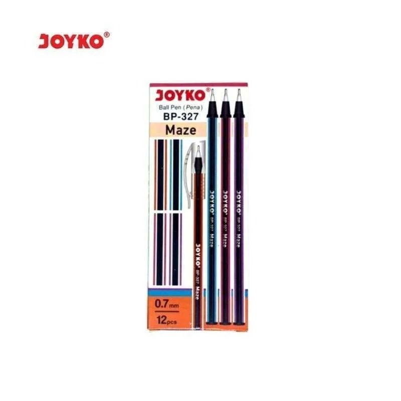 (แพ็ค) ปากกา Joyko Maze BP-327 0.7 มม. / ปากกาลูกลื่น Joyko